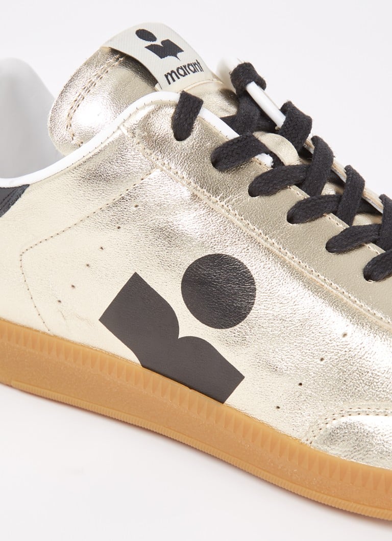 Isabel Marant Kaycee -nahkakengät metallinhohtoisella viimeistelyllä