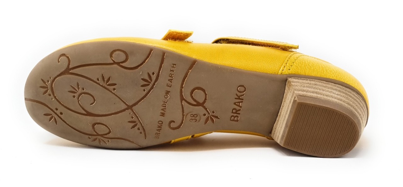 BRAKO Ballerinas gelb