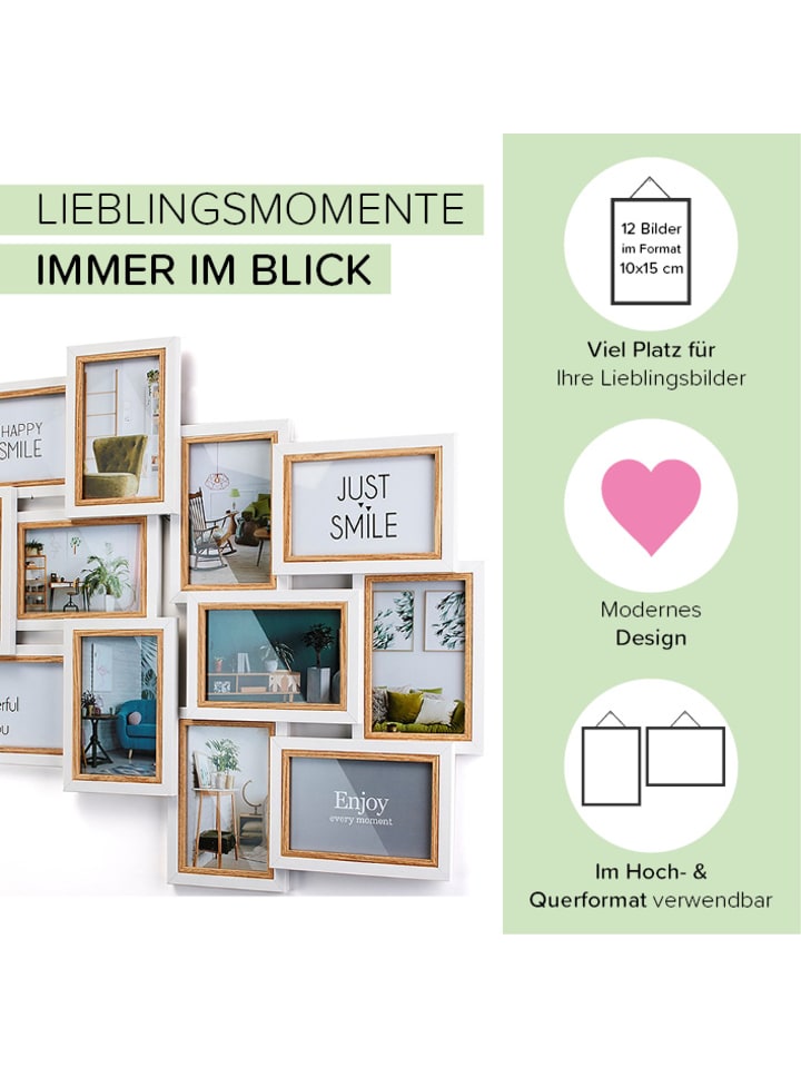 kobolo Bilderrahmen Collage BIG in Weiß günstig kaufen onesize