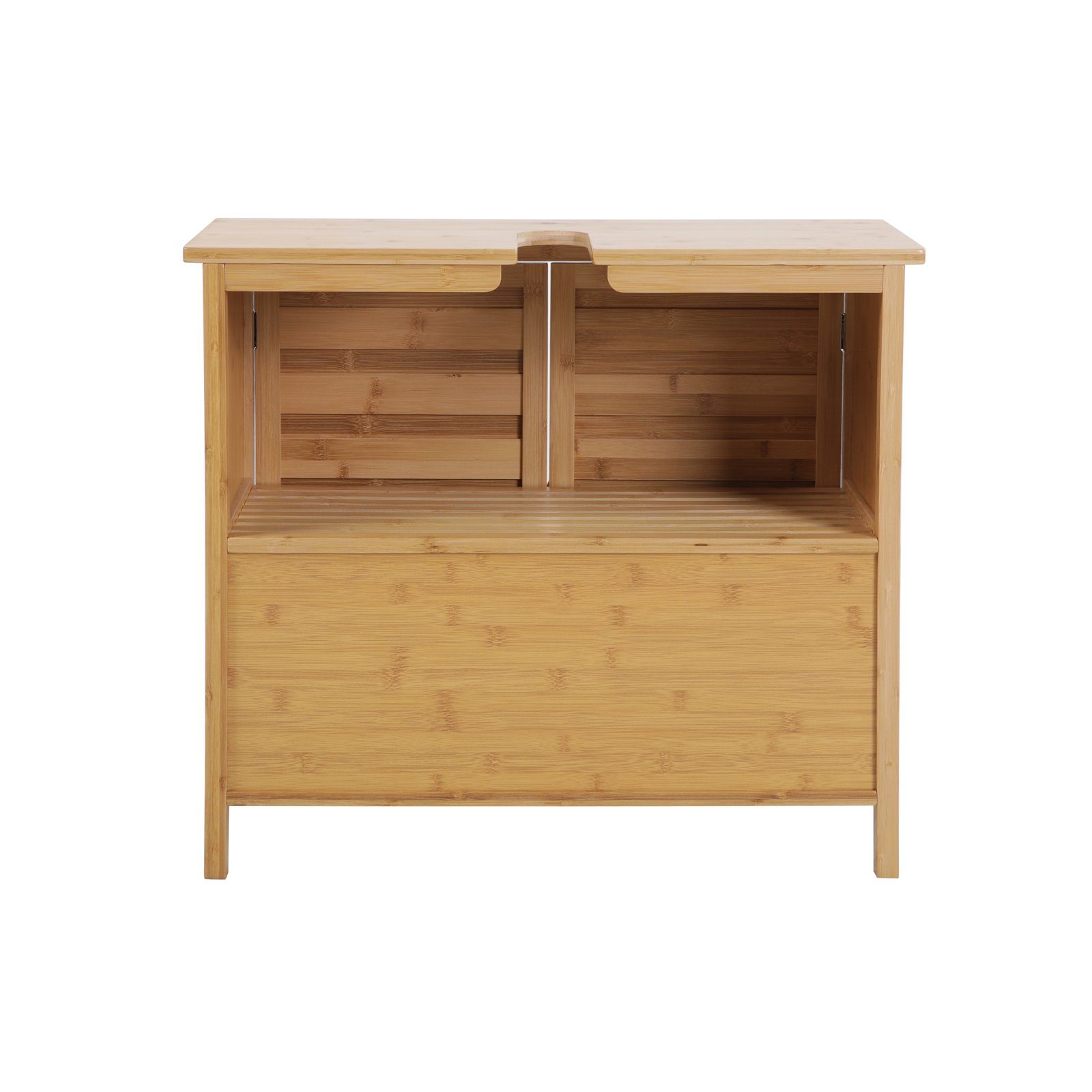 SVITA Waschbeckenunterschrank BAMBUS Breite 67 cm