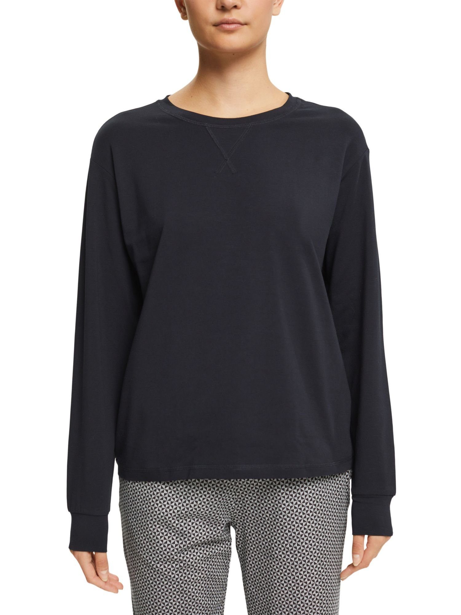 Esprit Pyjamaoberteil Jersey Longsleeve