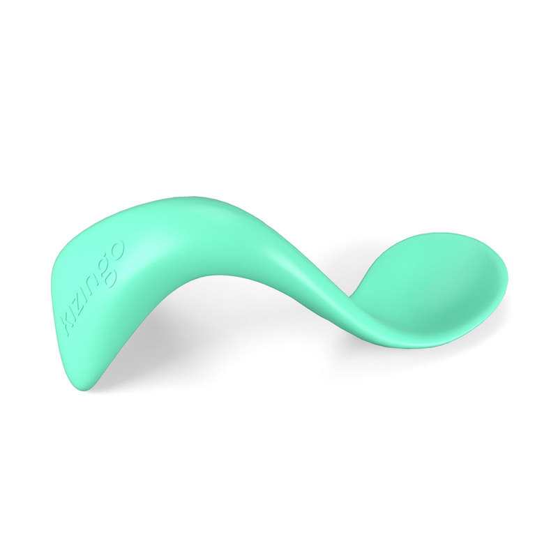 Cuillère pour droitier Kizingo Kids vert menthe