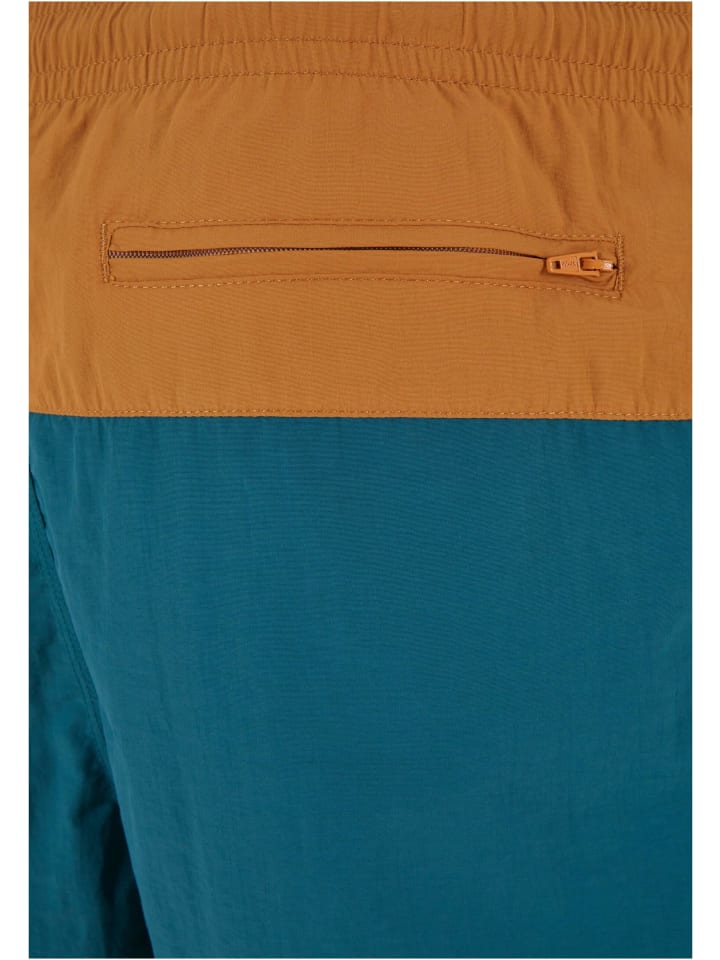 Urban Classics Urban Classics Badeshorts in teal/toffee günstig kaufen