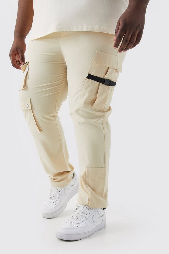 Plus Skinny Cargo-Hose mit Taschen