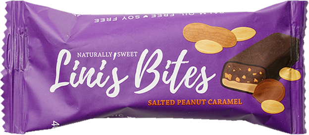 Lini's Bites Bio Riegel Salted Peanut Caramel