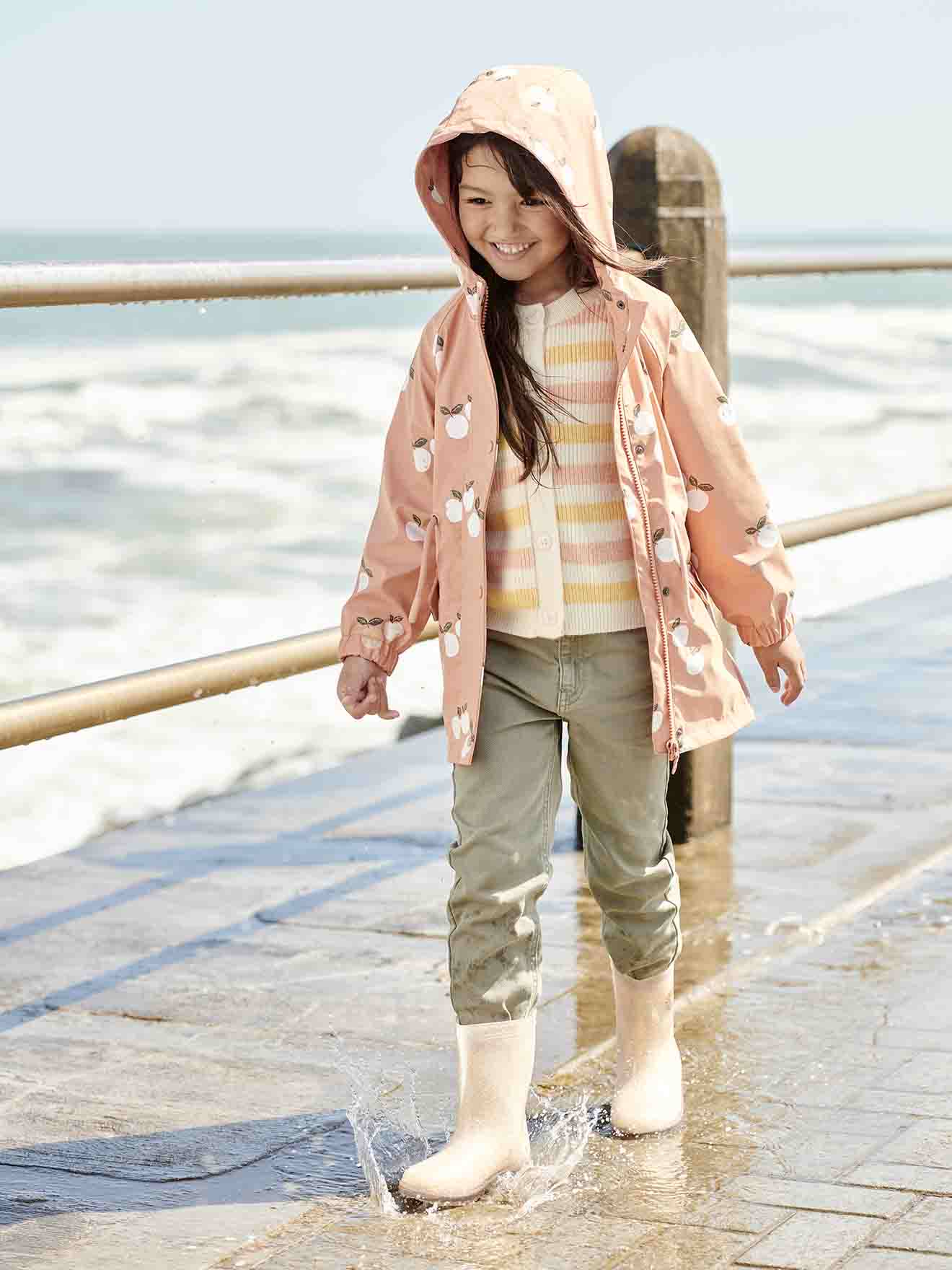 Vertbaudet Flauschige Mädchen Strickjacke Oeko-Tex - malve
