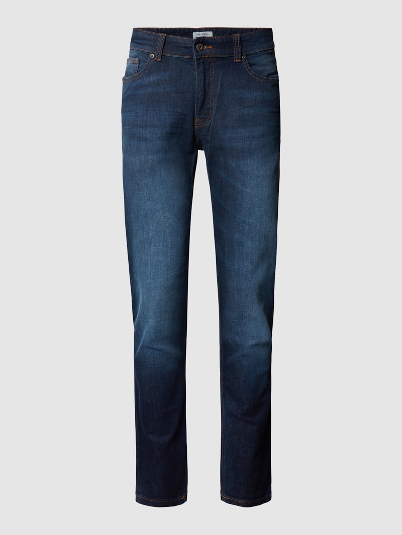 Slim Fit Jeans mit Stretch-Anteil in rauchblau
