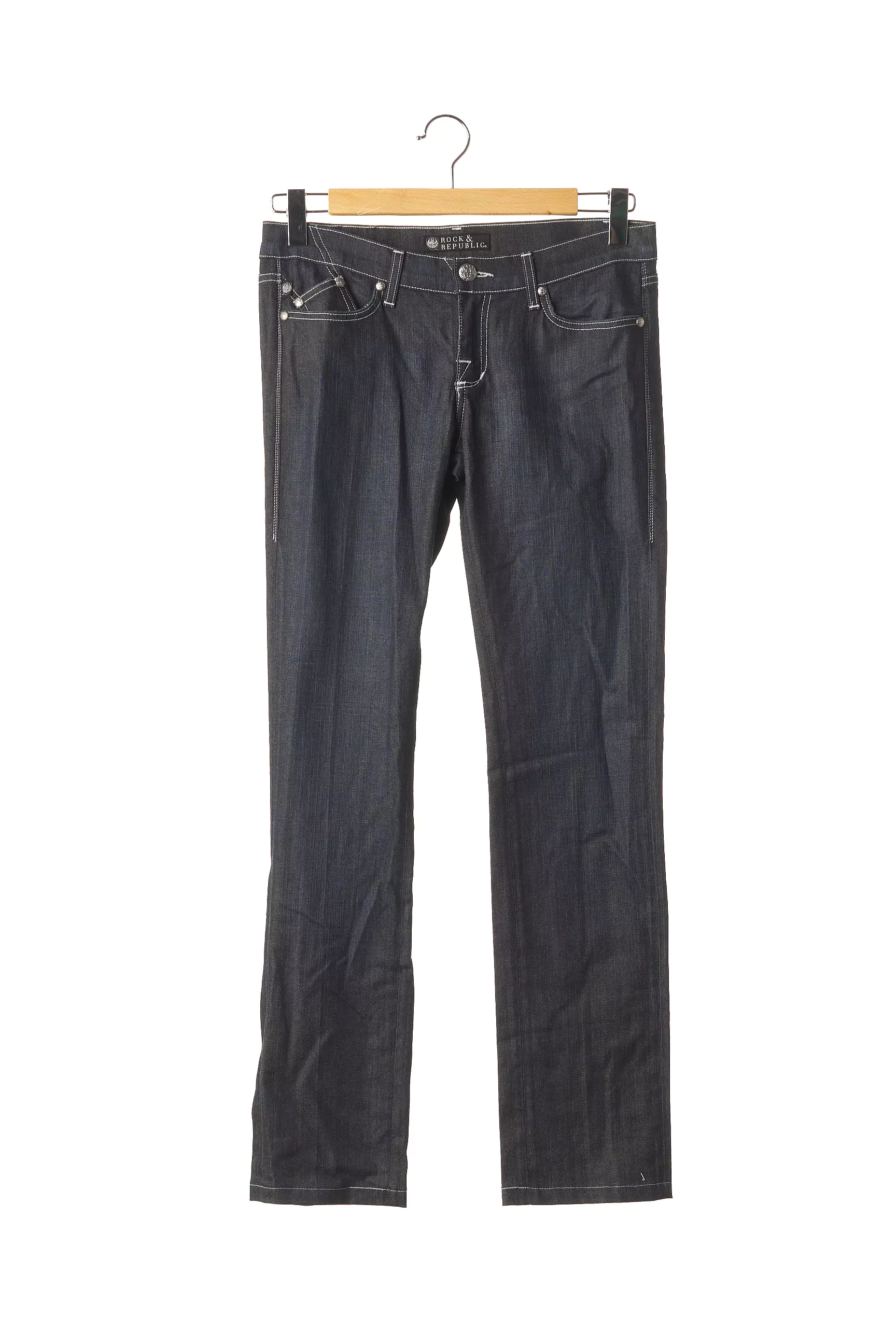 Rock Republic Pantalons Droits Femme couleur bleu