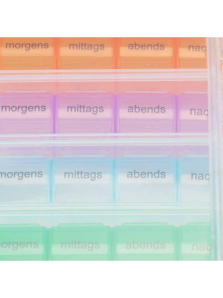 relaxdays Tablettenbox in Bunt günstig kaufen onesize