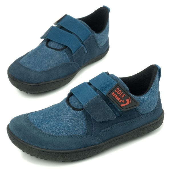 Sole Runner |k ~ Puck 2 Nubuk/Canvas ~ Blue