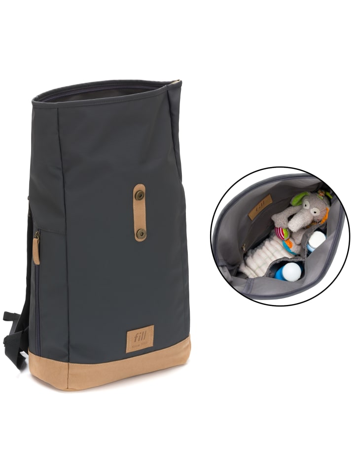 fillikid Wickelrucksack Berlin in Grau günstig kaufen onesize