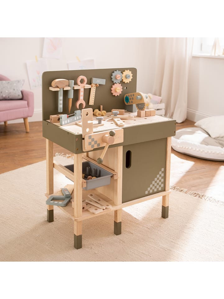 howa Werkbank für Kinder aus Holz mit 47 tlg. Zubehör Kinderwerkbank ab 3 Jahre günstig kaufen onesize