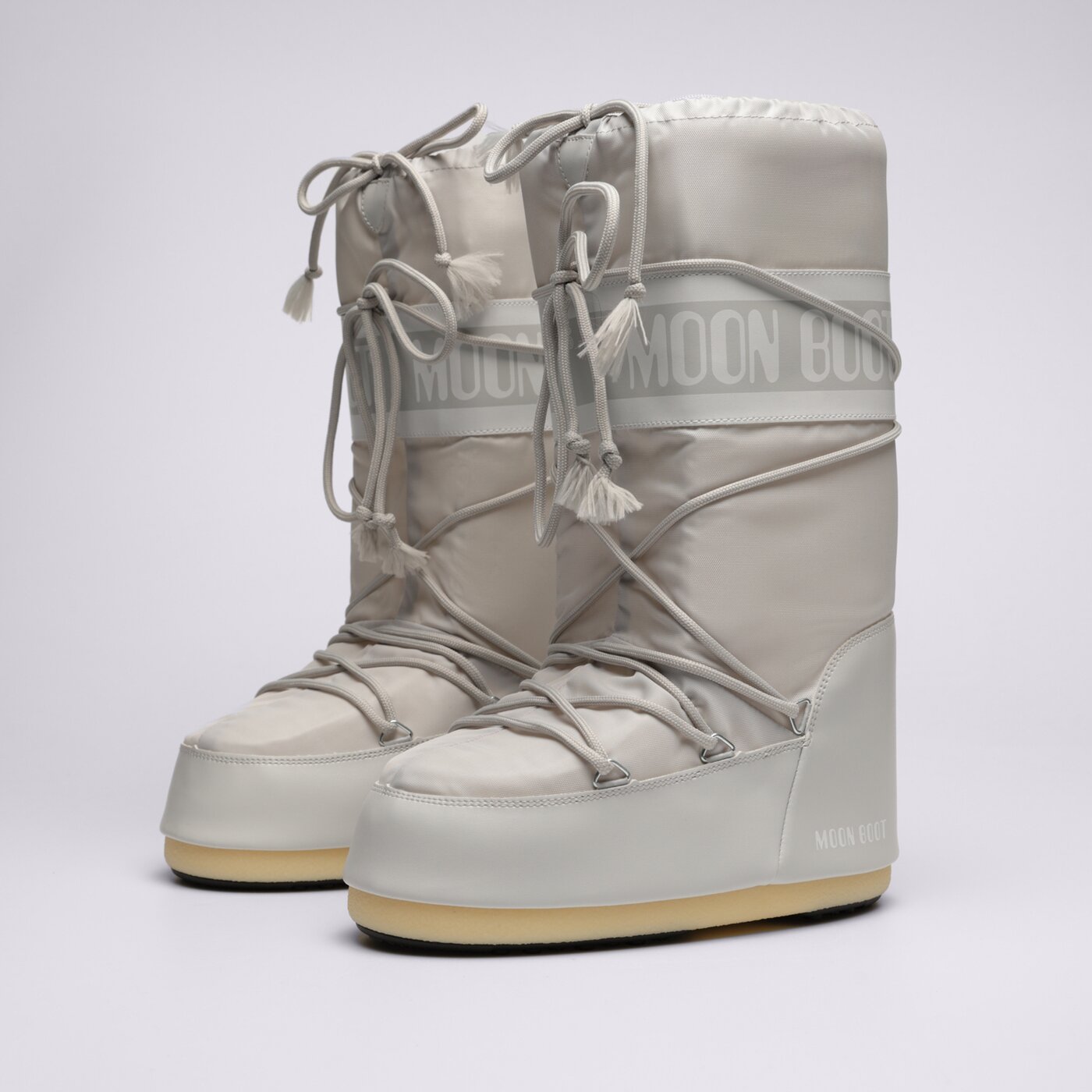 MOON BOOT ICON NYLON Grau
