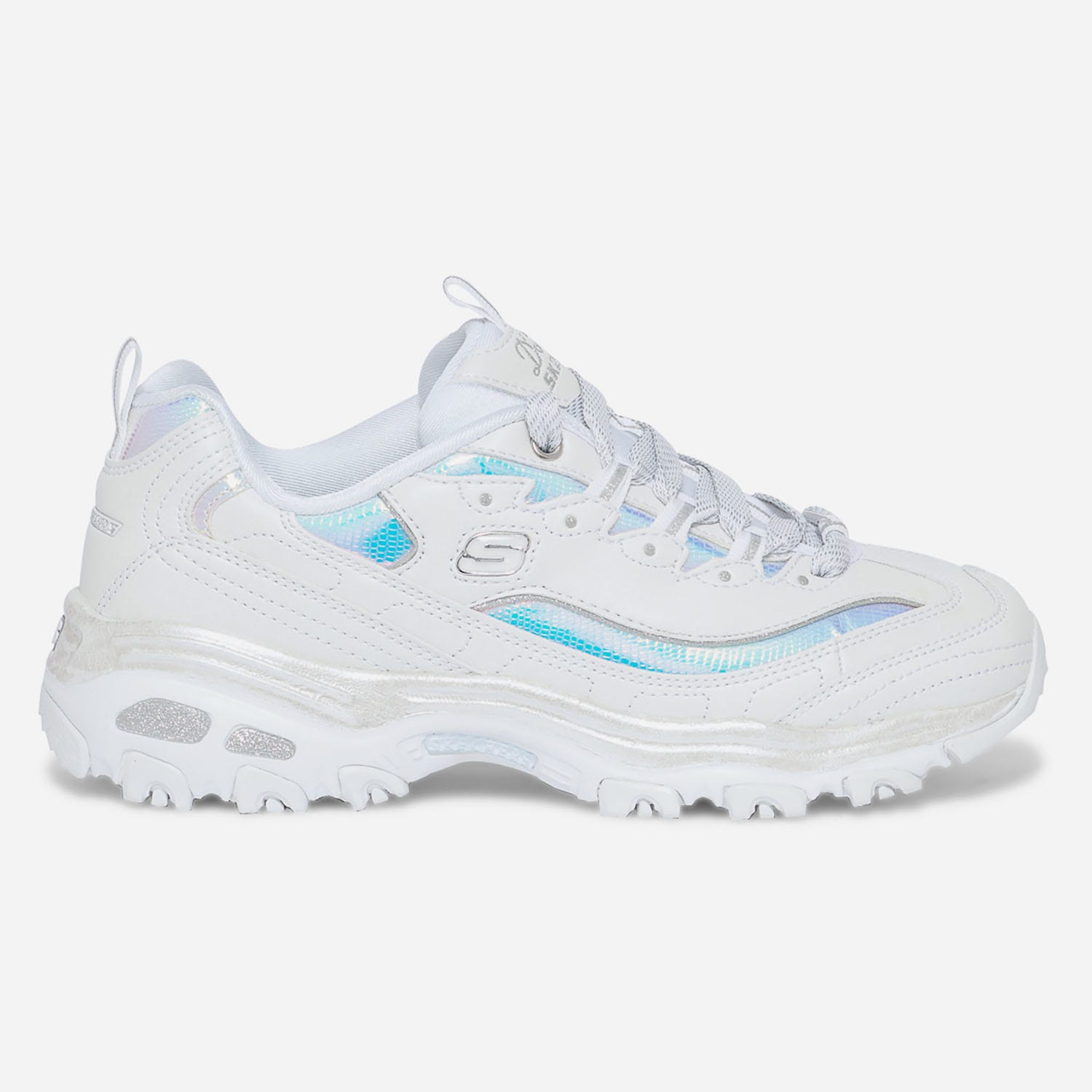 Tennis SKECHERS blanche et argent