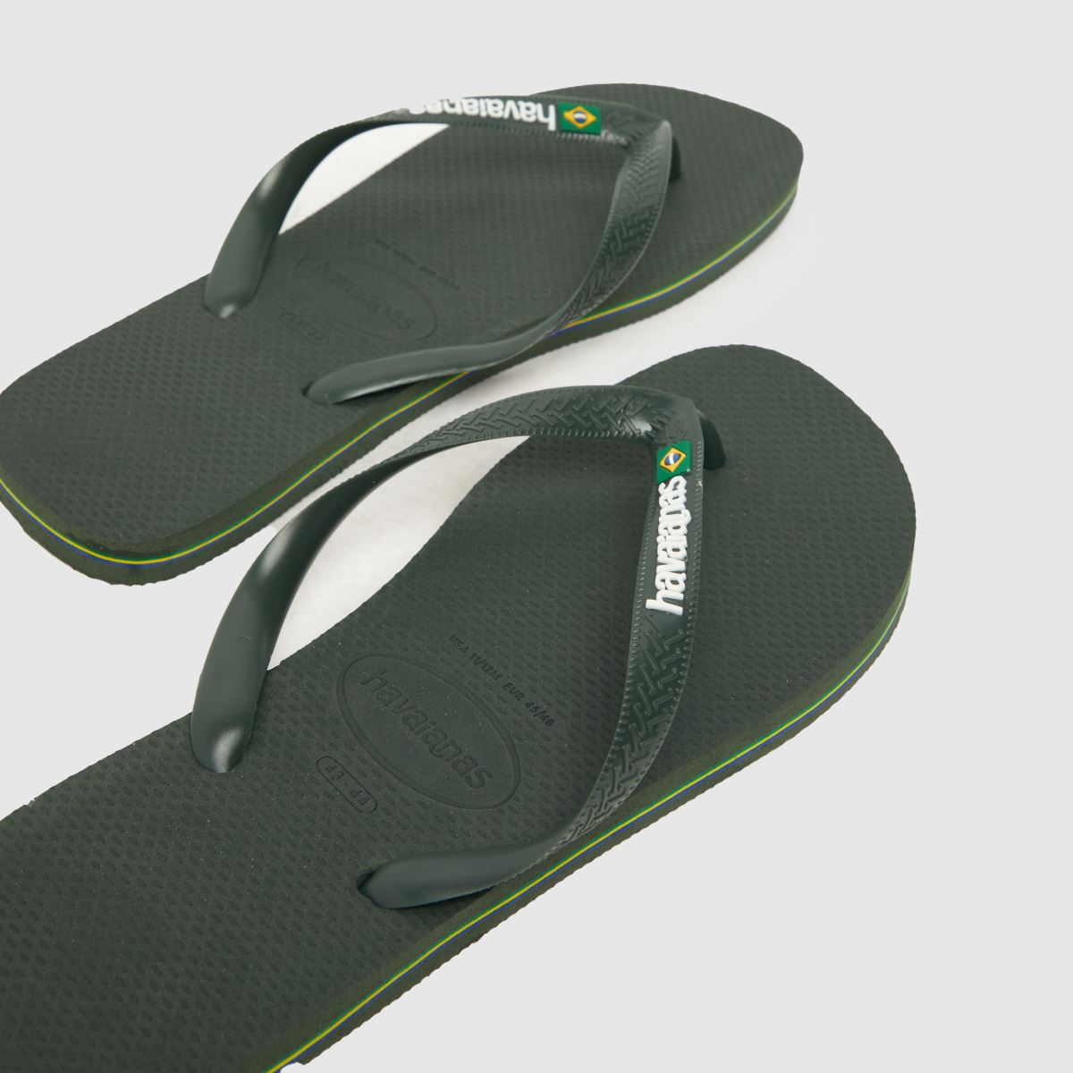 Havaianas brasiliga sandaler i mörkgrönt