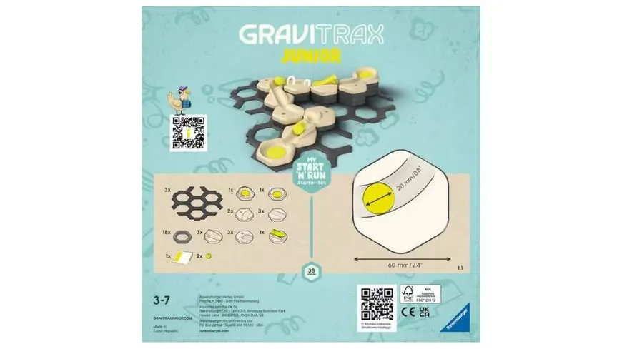 Ravensburger Beschäftigung - GraviTrax Junior Starter-Set S Start and Run