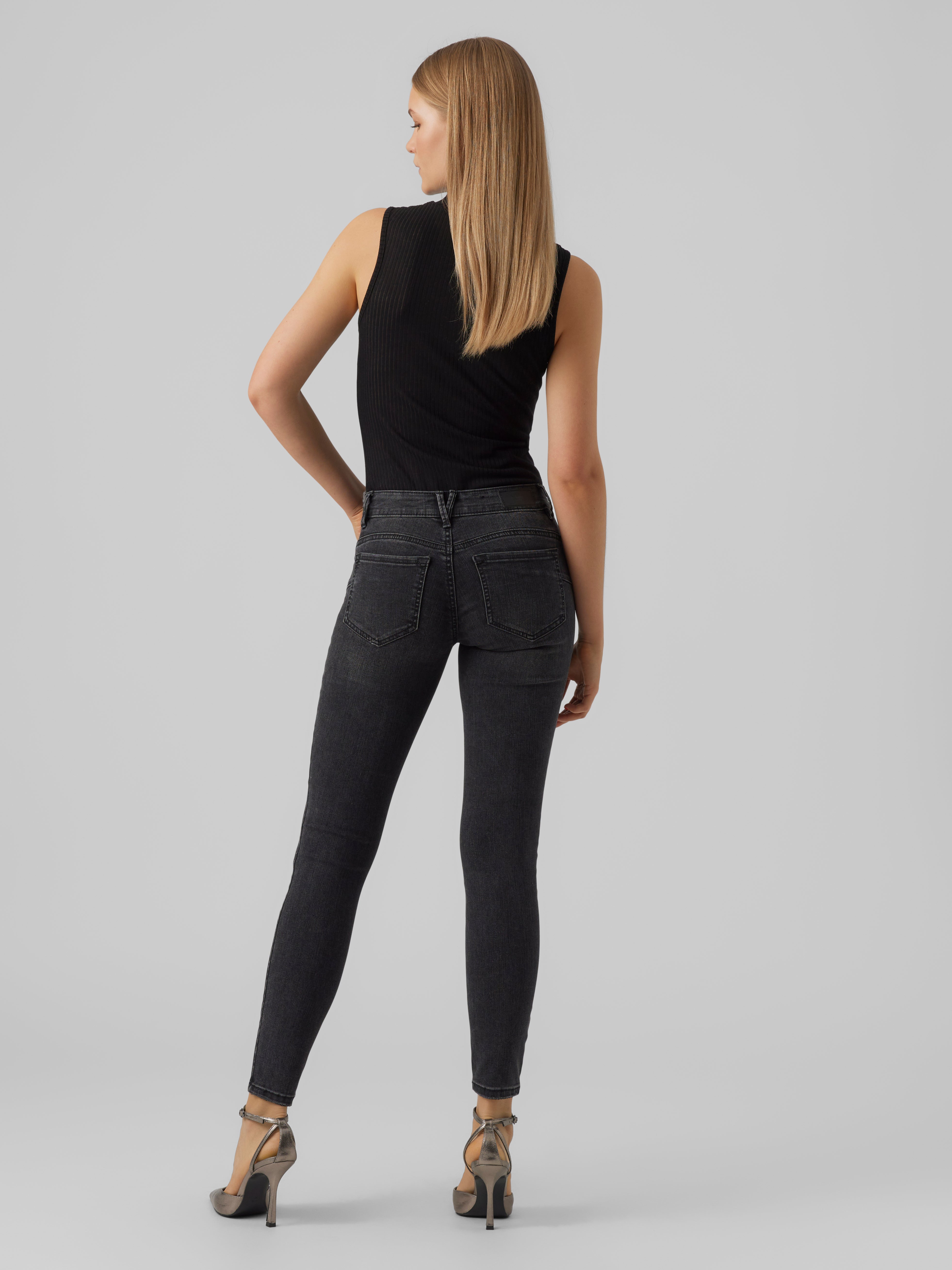 VMROBYN Niedrige Taille Skinny Fit Jeans