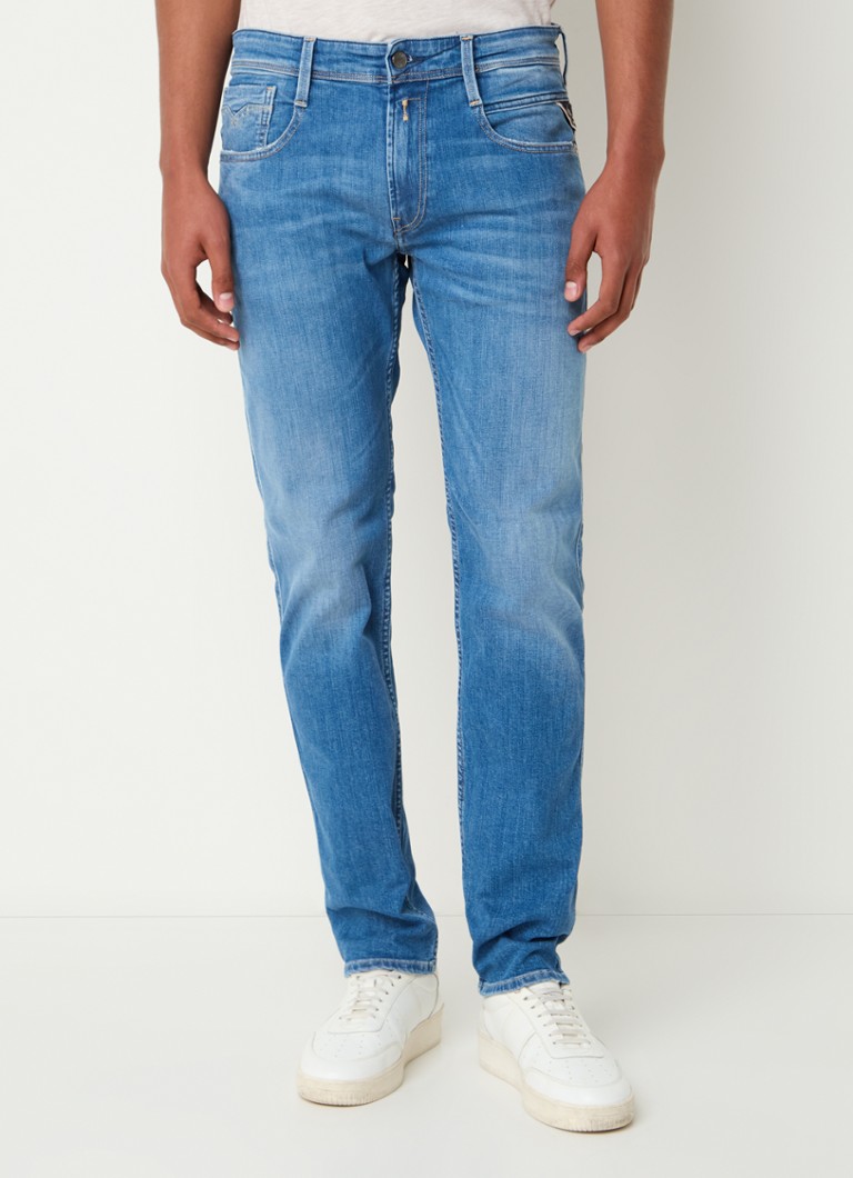 Replay Slim fit džinsi ar vidēji biezu mazgāšanas daudzumu