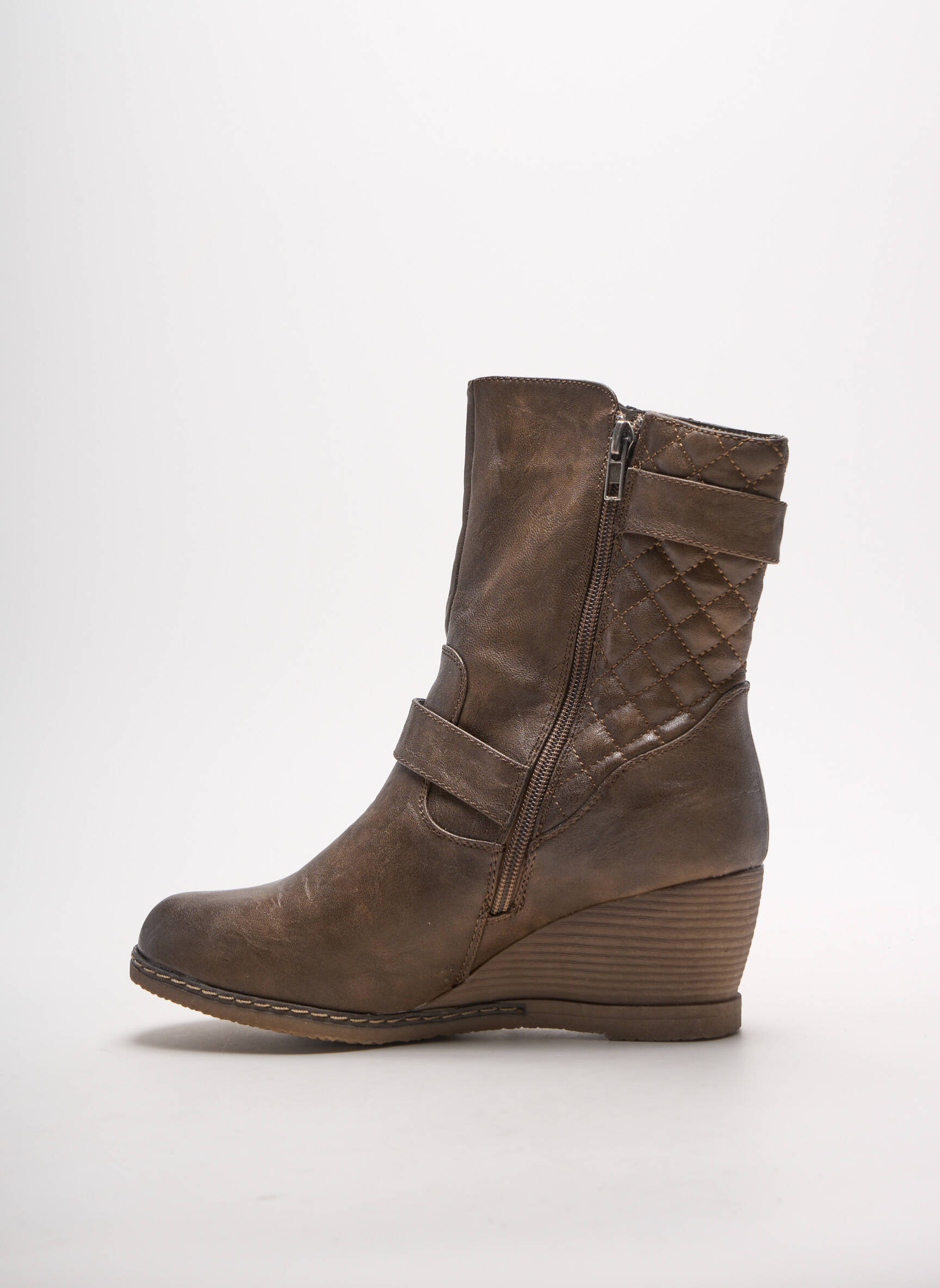Elue Par Nous Bottines Femme couleur marron