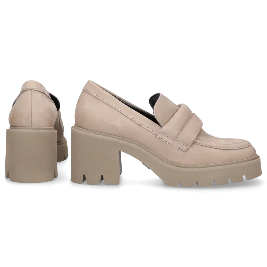 305 SOBE - Pumps MAINE Nubukleder - grau