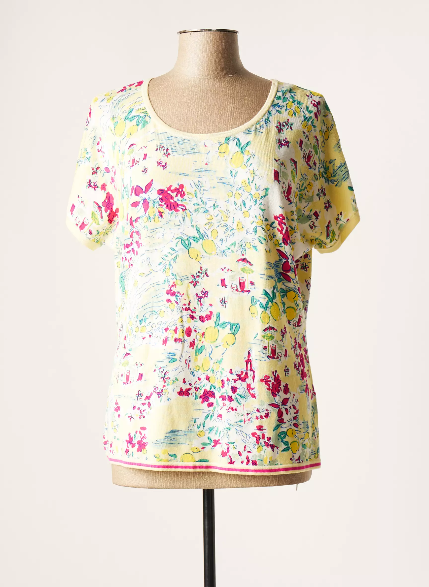 Leo Ugo Tops Femme couleur jaune