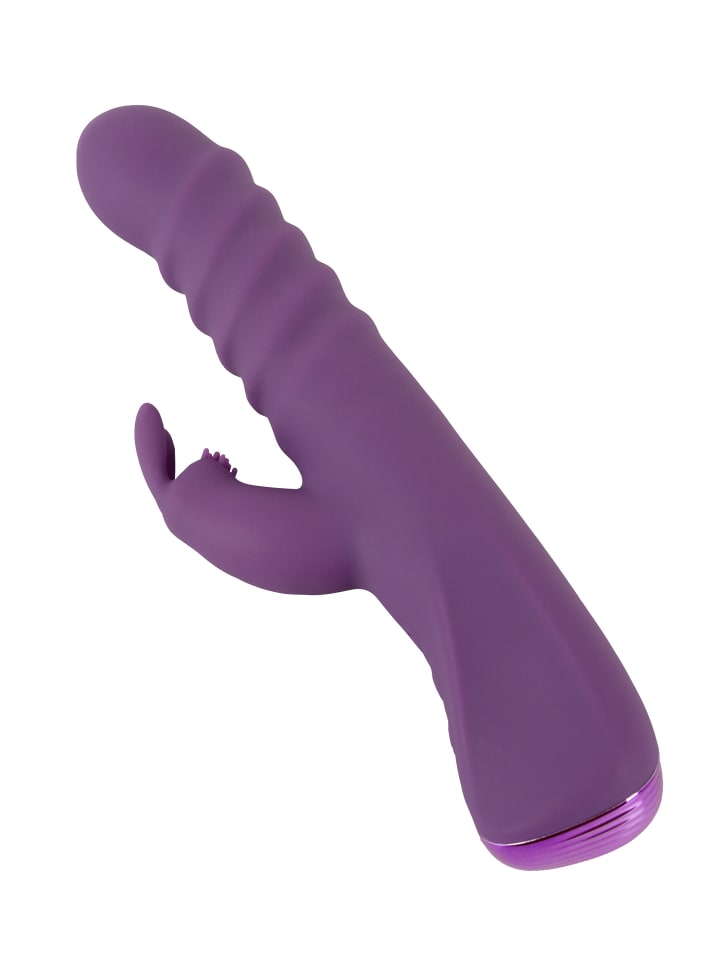 Javida Rabbitvibrator 2 Function Rabbit Vibrator in lila günstig kaufen 24 cm