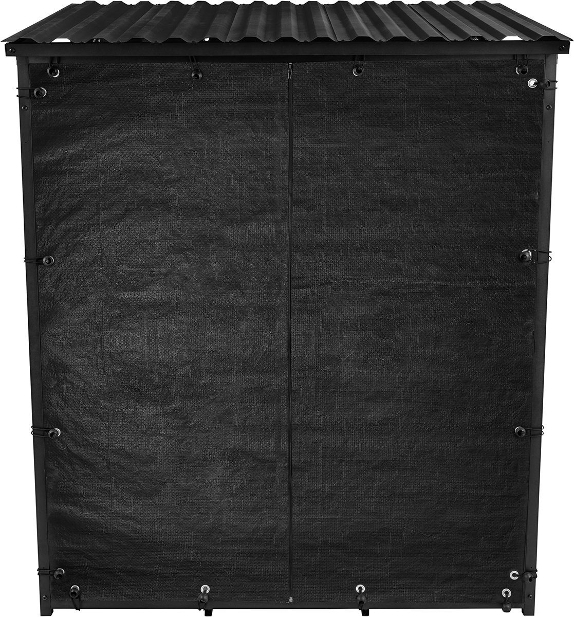 Heidenfeld Kaminholzregal Regenabdeckung für Kaminholzregal BR100, BxTxH:135x70x165 cm, (135 x 70 x 165 cm, Schutzhülle mit Reißverschluss, Wasser- & Winddicht), Abdeckung Abdeckplane Schutzhölle Schutzhaube - Allwetterschutz