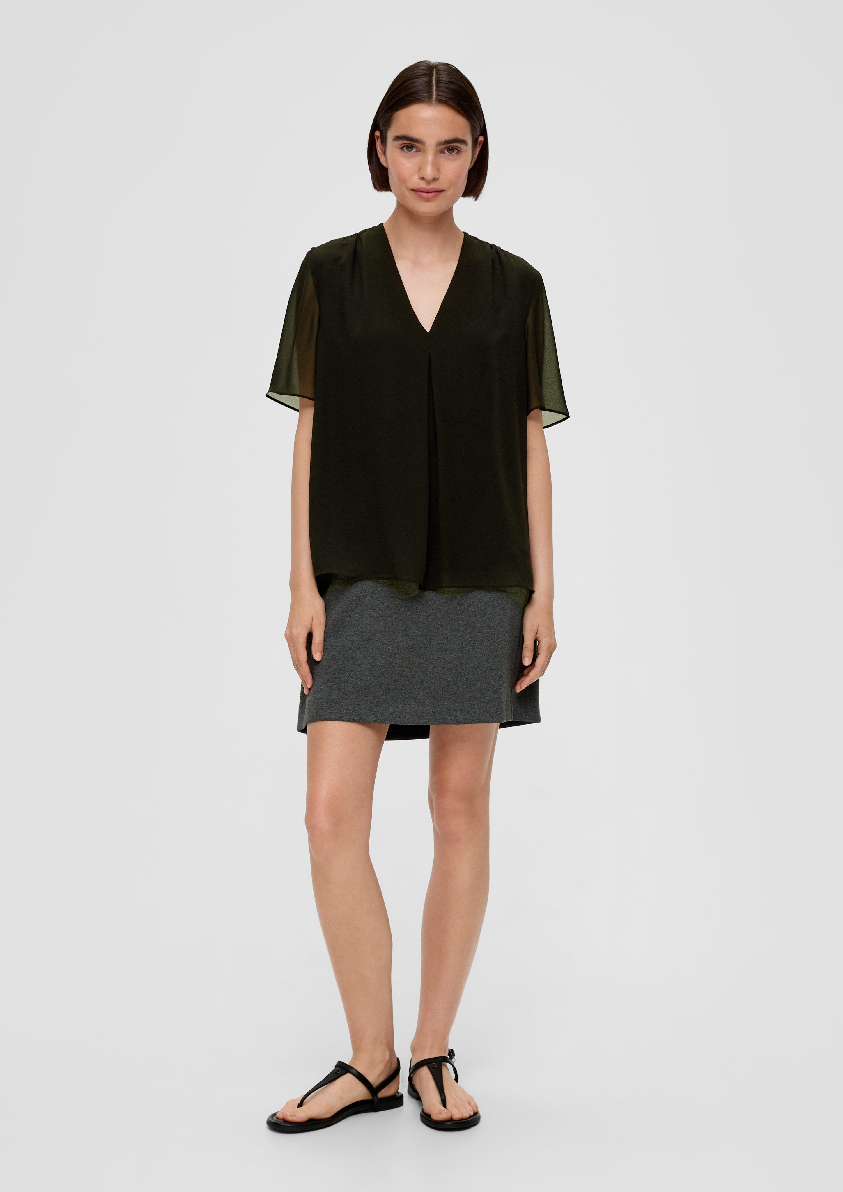 Bluse mit V-Ausschnitt  2135558-9999