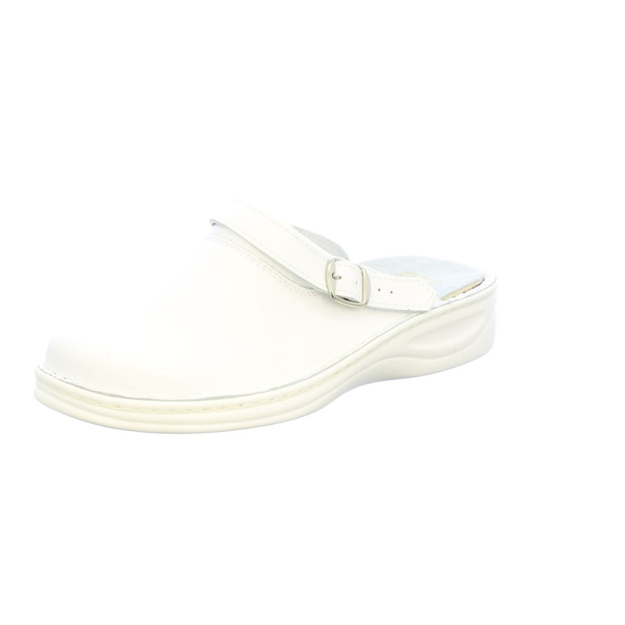 FLORETT Hausschuhe weiss Helsingborg Clogs weiß