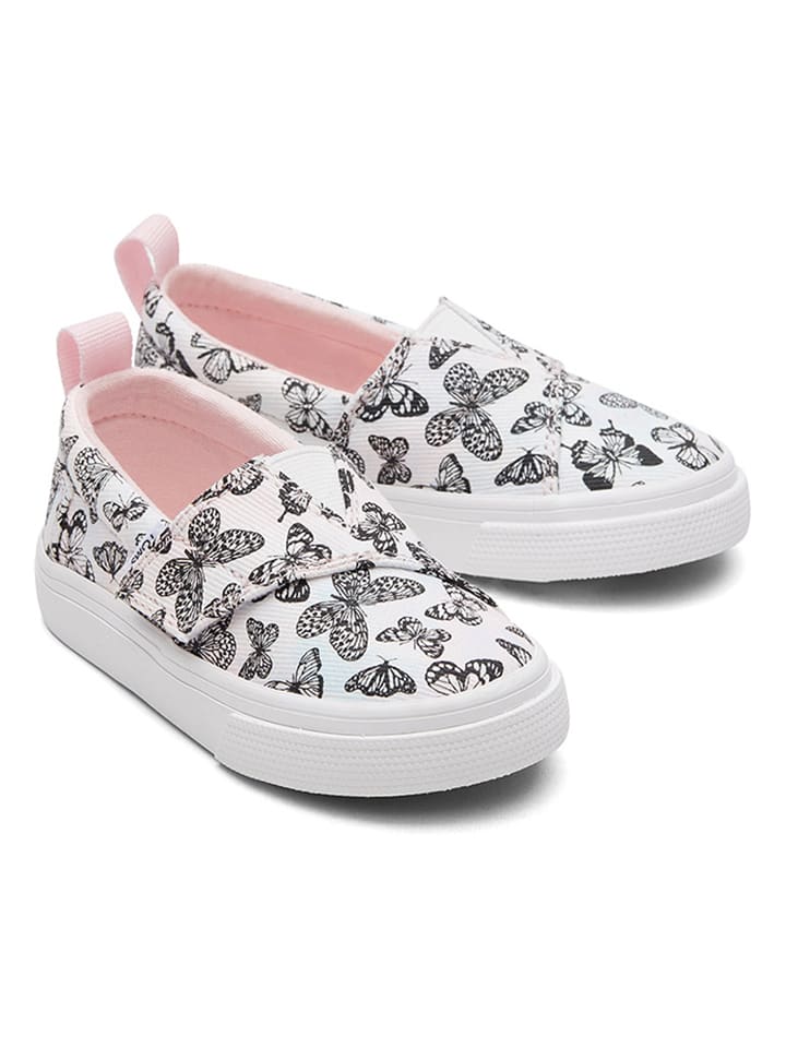 TOMS Slipper in Weiß günstig kaufen