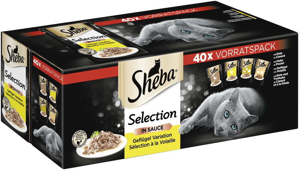 Sheba Nassfutter Sheba Selection in Sauce 40x85g