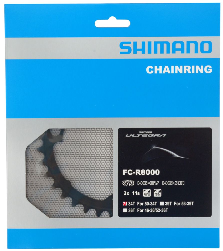 Shimano ULTEGRA Kettenblatt für FC-R8000 50/34 Zähne kaufen | Bike-Discount