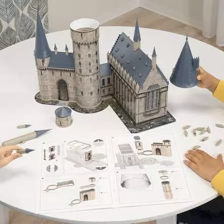 3D Puzzle Hogwarts Schloss - Die Große Halle