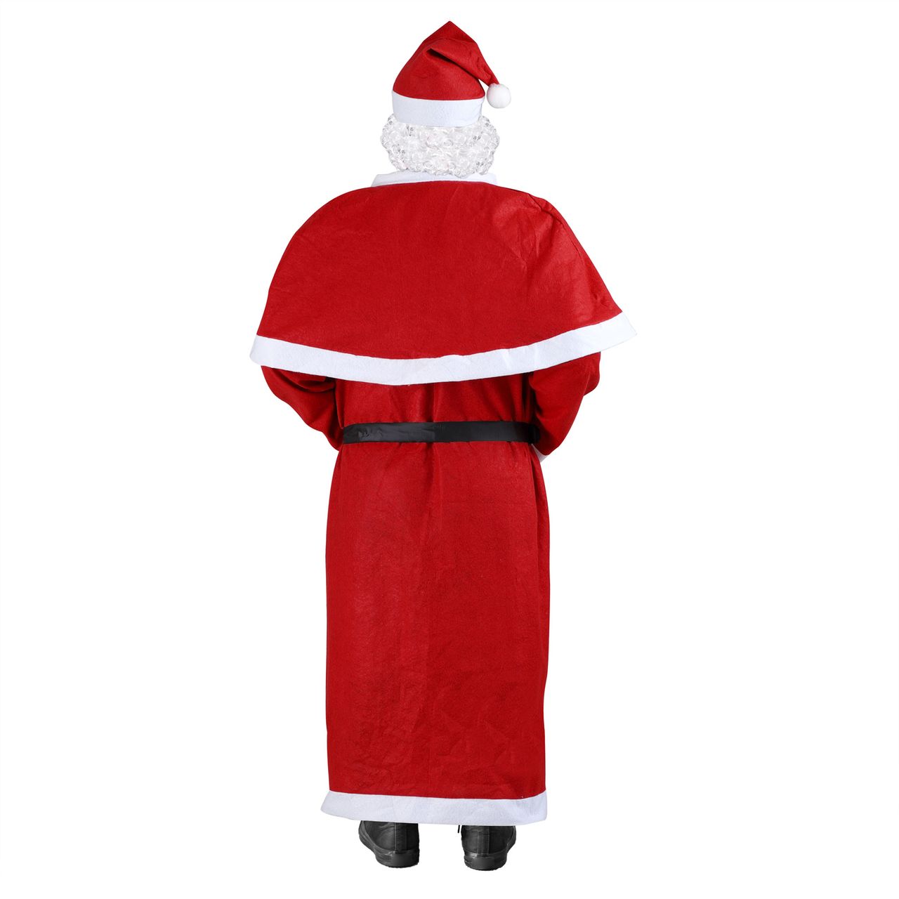 DEUBA Weihnachtsmannkostüm 5-tlg 135cm rot/weiß/schwarz