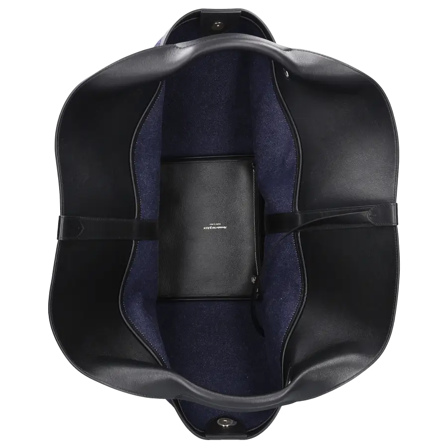 Alexander McQueen - Shopper THE BOW Canvas - blau
