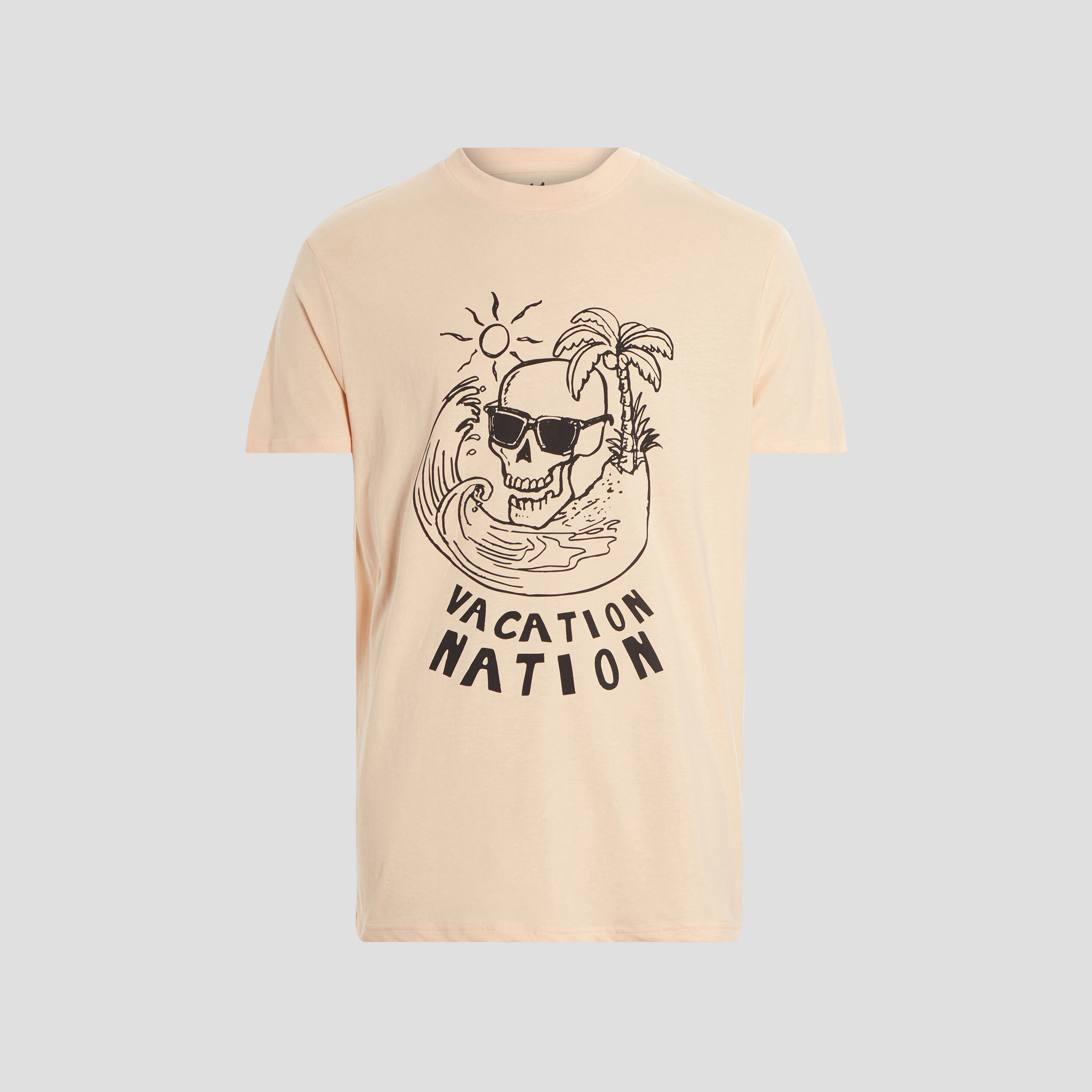 T-shirt manches courtes orange clair homme | La Halle