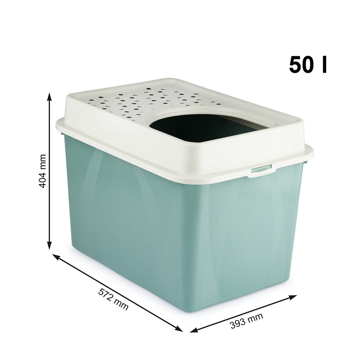 Rotho MyPet Katzentoilette Eco BERTY mistletoe green