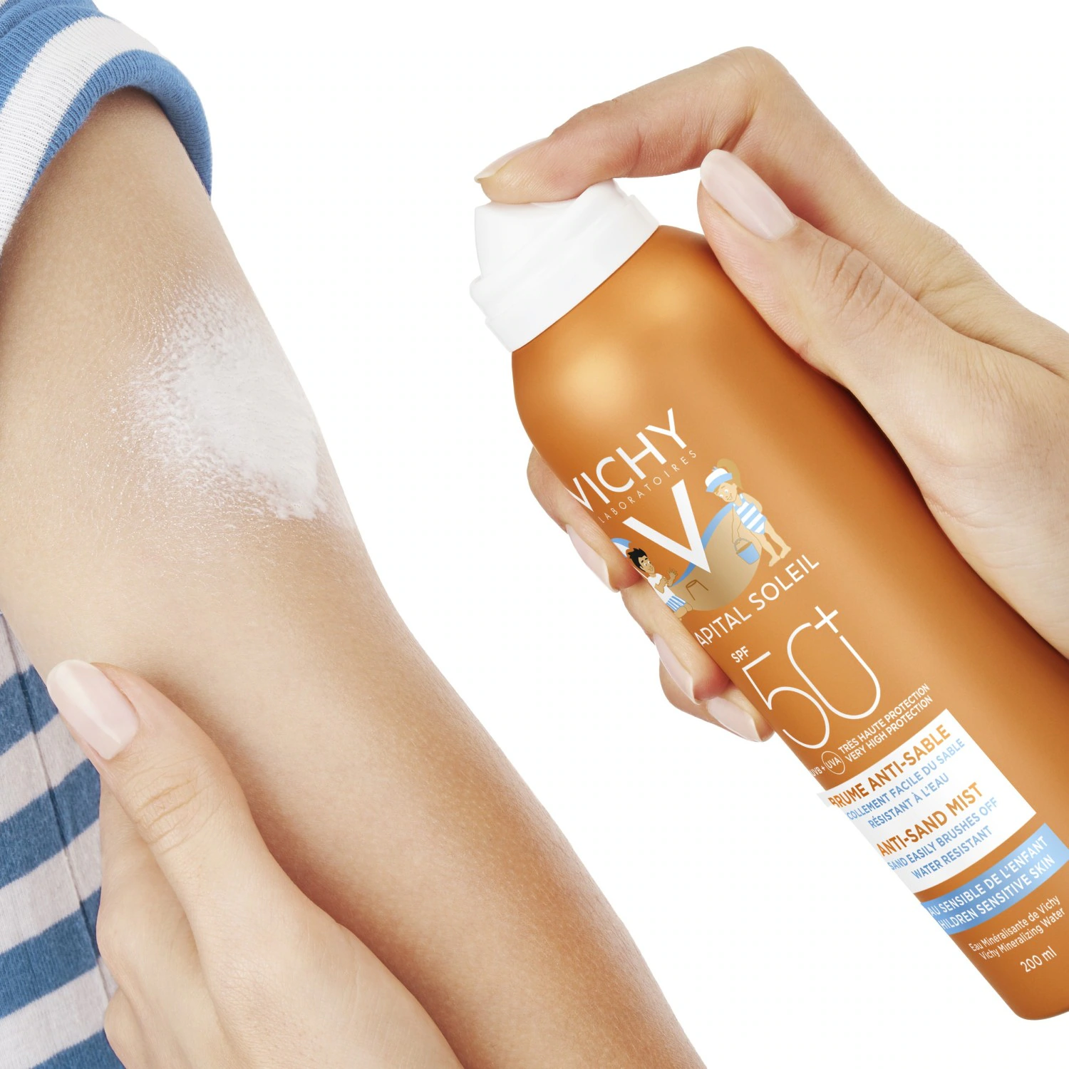 Vichy Ideal Soleil meglica proti pesku za otroke SPF 50+