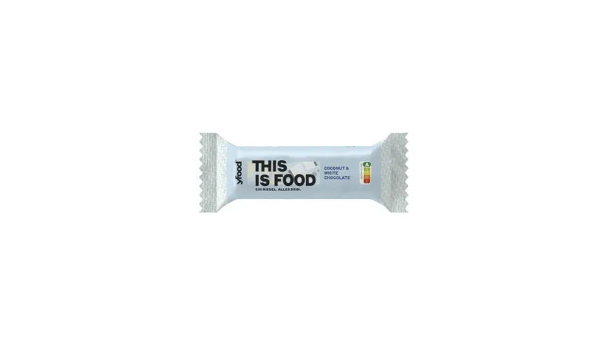 yfood Riegel Coconut & White Chocolate 60 g