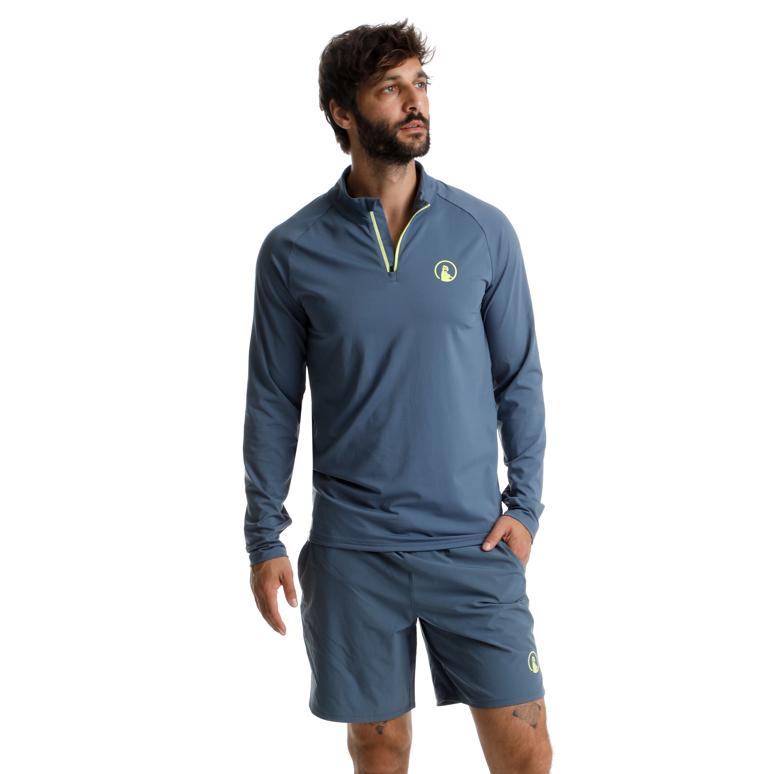 Perspectives Big Serve Longsleeve Herren - Blau