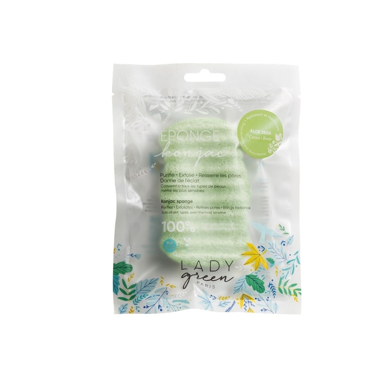Gąbka do ciała Konjac Aloe Vera Nyons Soap Factory