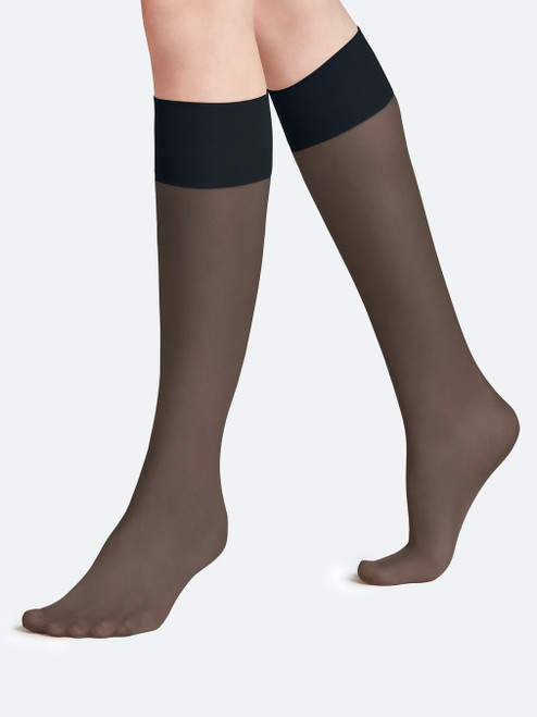Pure Matt 50 DEN Damenkniestrümpfe-91541090008 Falke