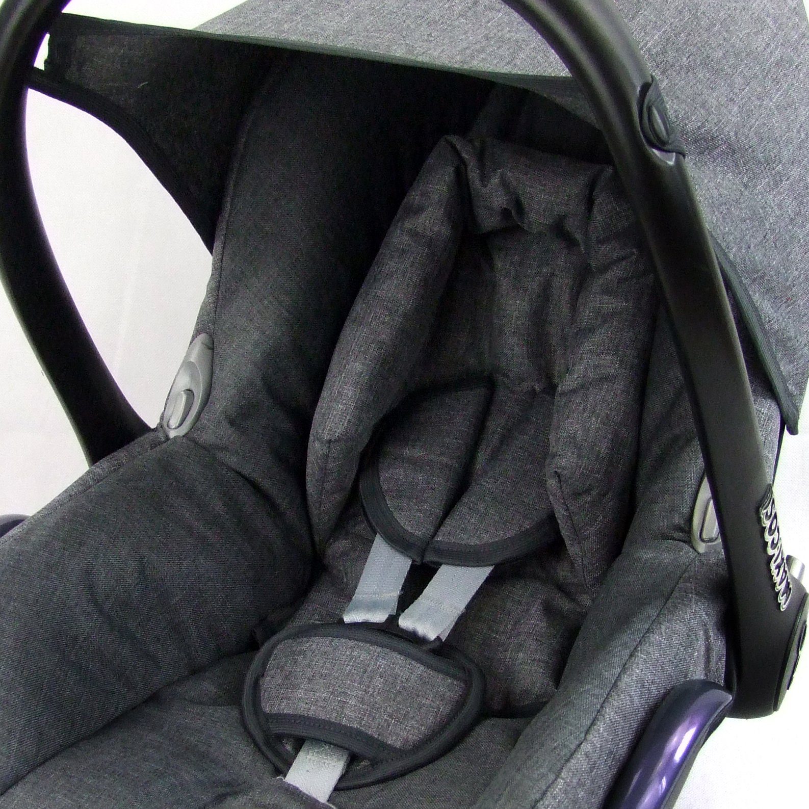 BambiniWelt by Rafael K. Babyschale Ersatzbezug kompatibel mit Maxi Cosi Cabrio Fix Babyschale 6-tlg, ab: 0+, bis: 14 Monate