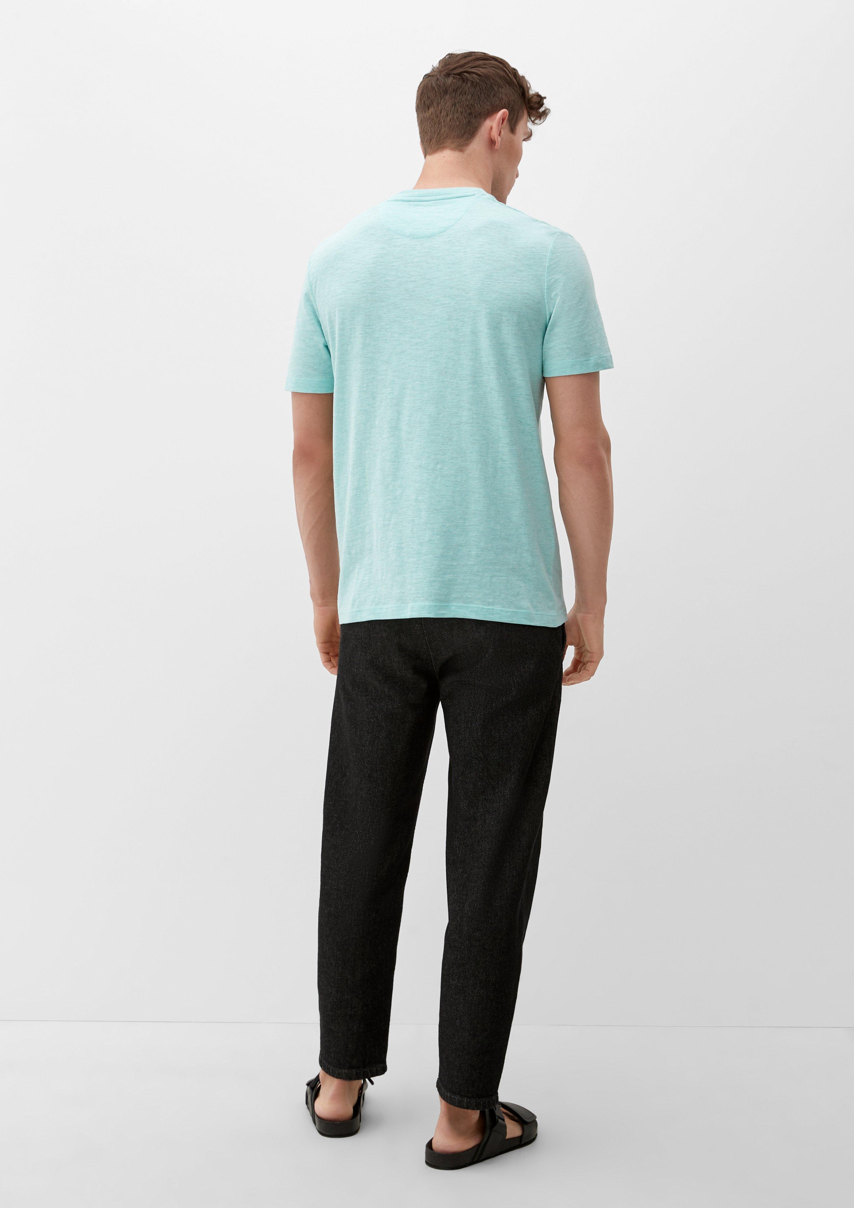 T-Shirt mit Henleyausschnitt  2132724-60W2