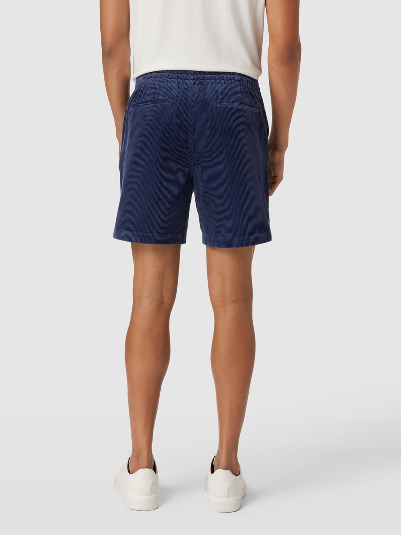 Cordshorts mit Tunnelzug Modell 'PREPSTERS' in marineblau