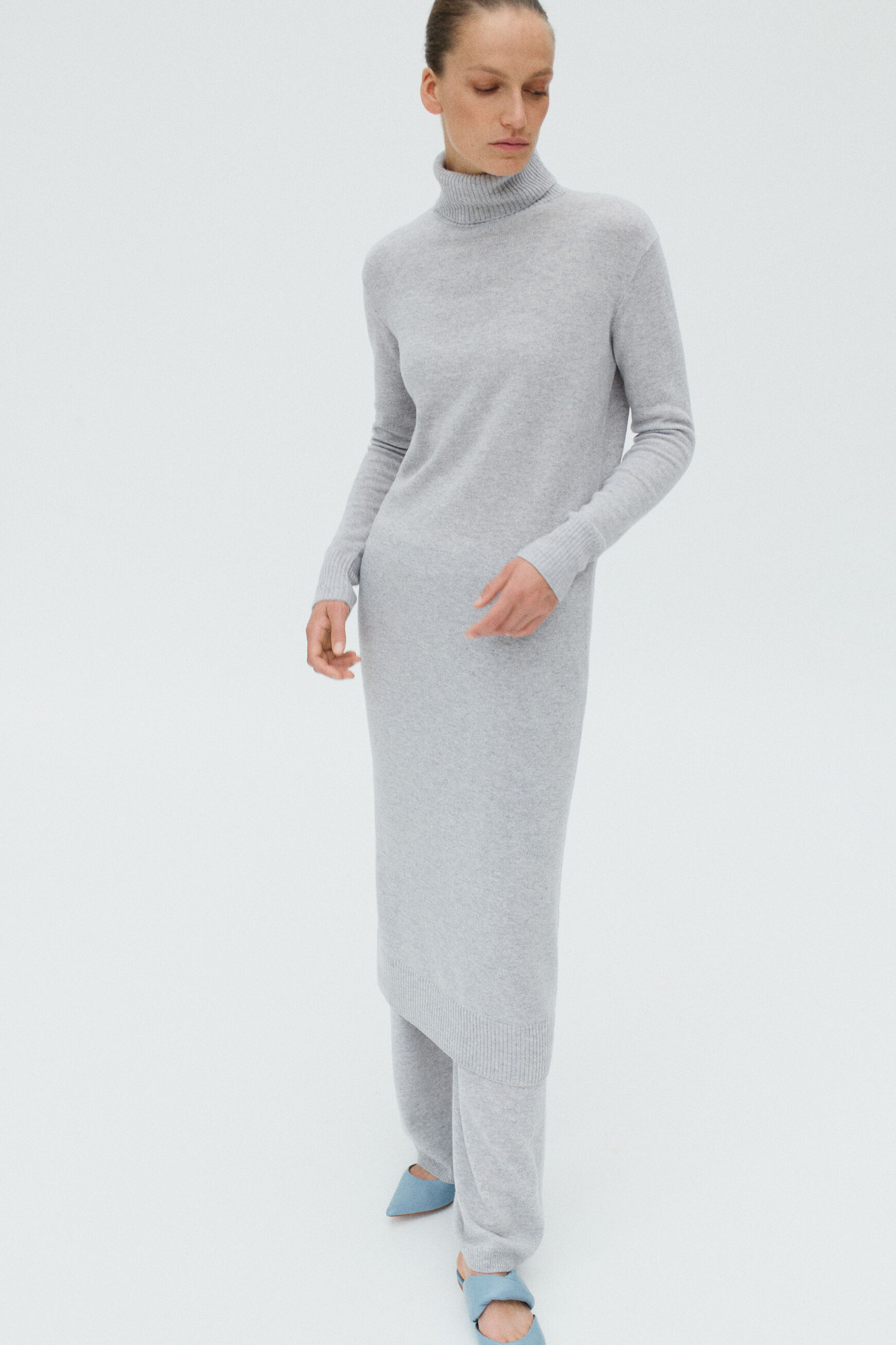 robe gisela gris clair femme