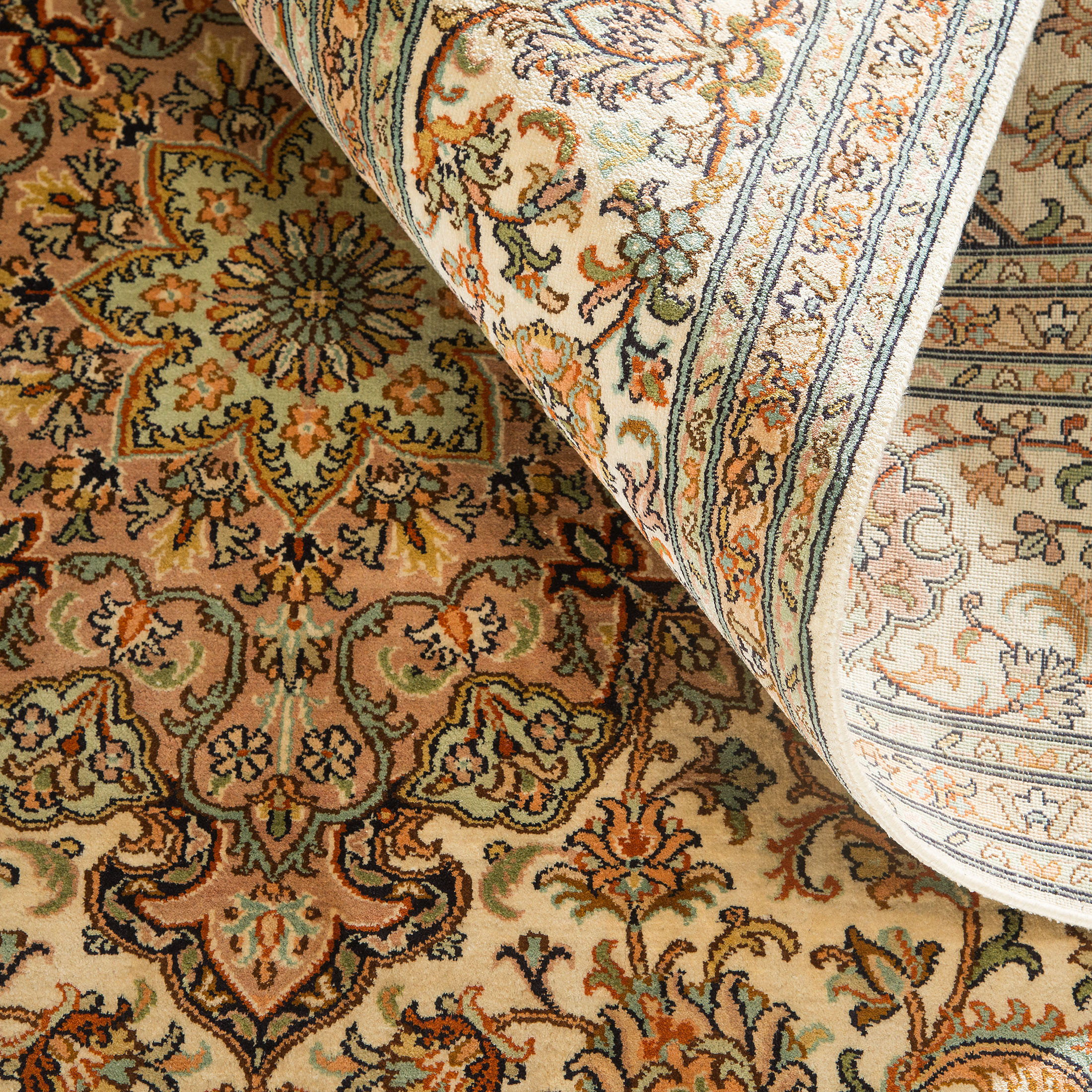 Kaschmir Seide 18/18 ca. 171 x 253 cm, Unikat / Einzelstück