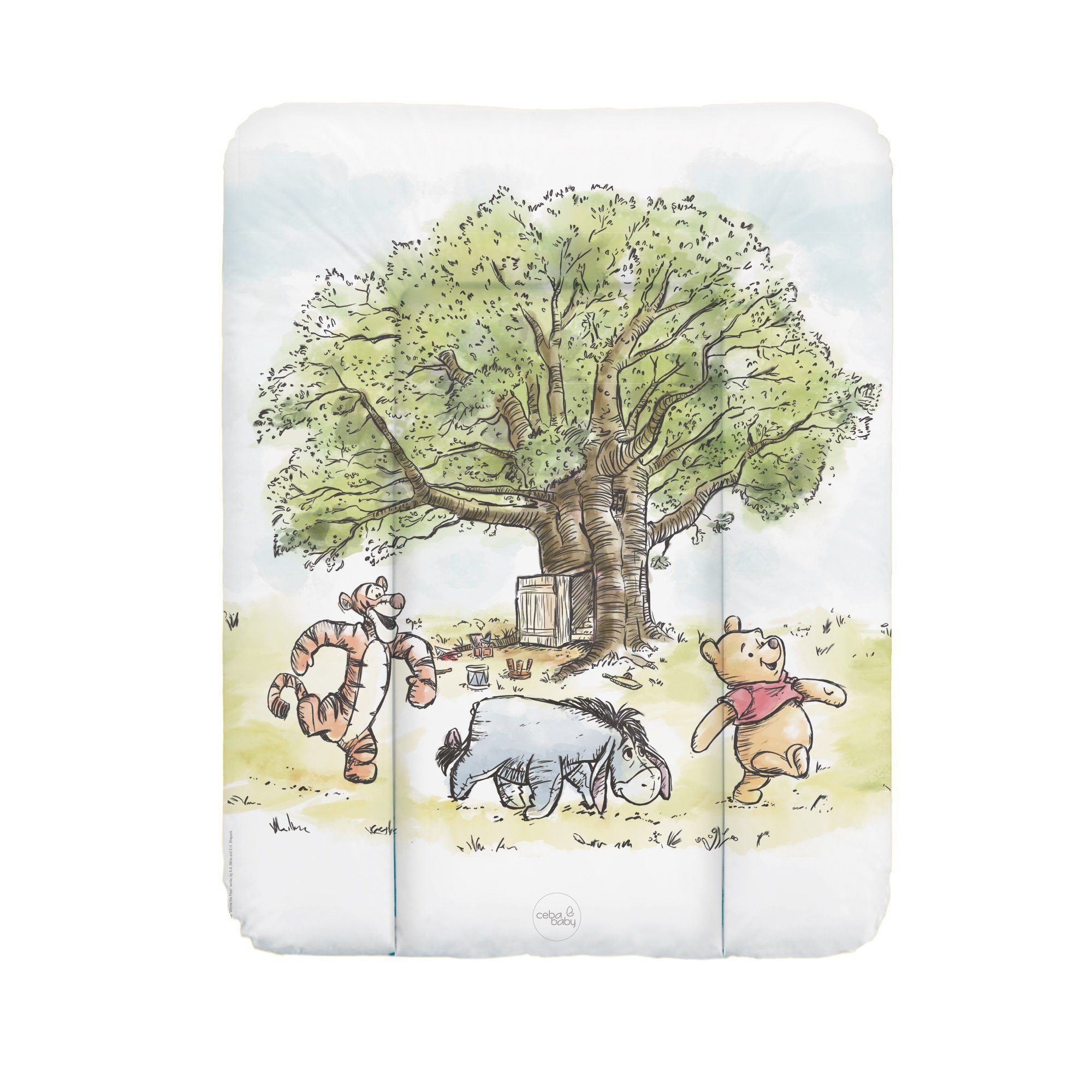 CEBA BABY Wickelauflage  Motiv (85x75 cm, 75x72 cm, 70x50 cm), Weiche Wickelunterlage - Abwaschbar