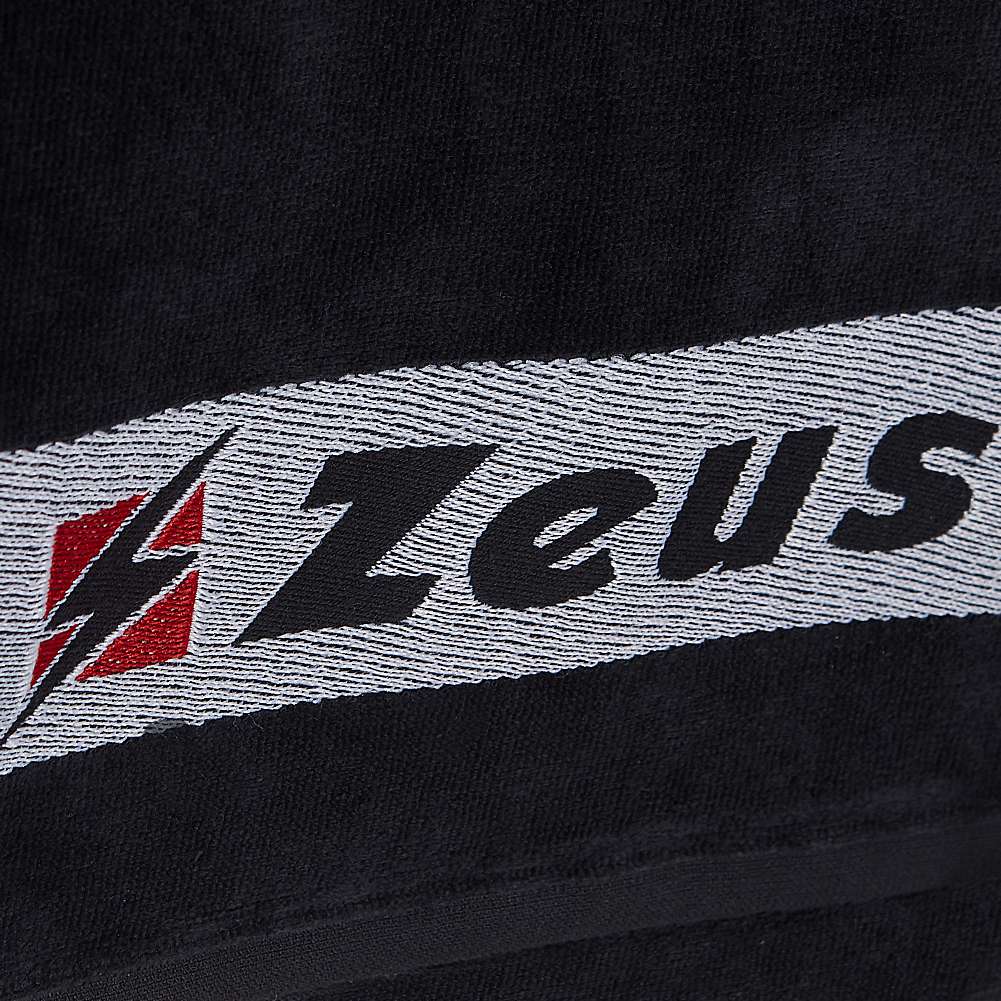 Zeus Badehandtuch Baumwolle 155 x 100 cm schwarz