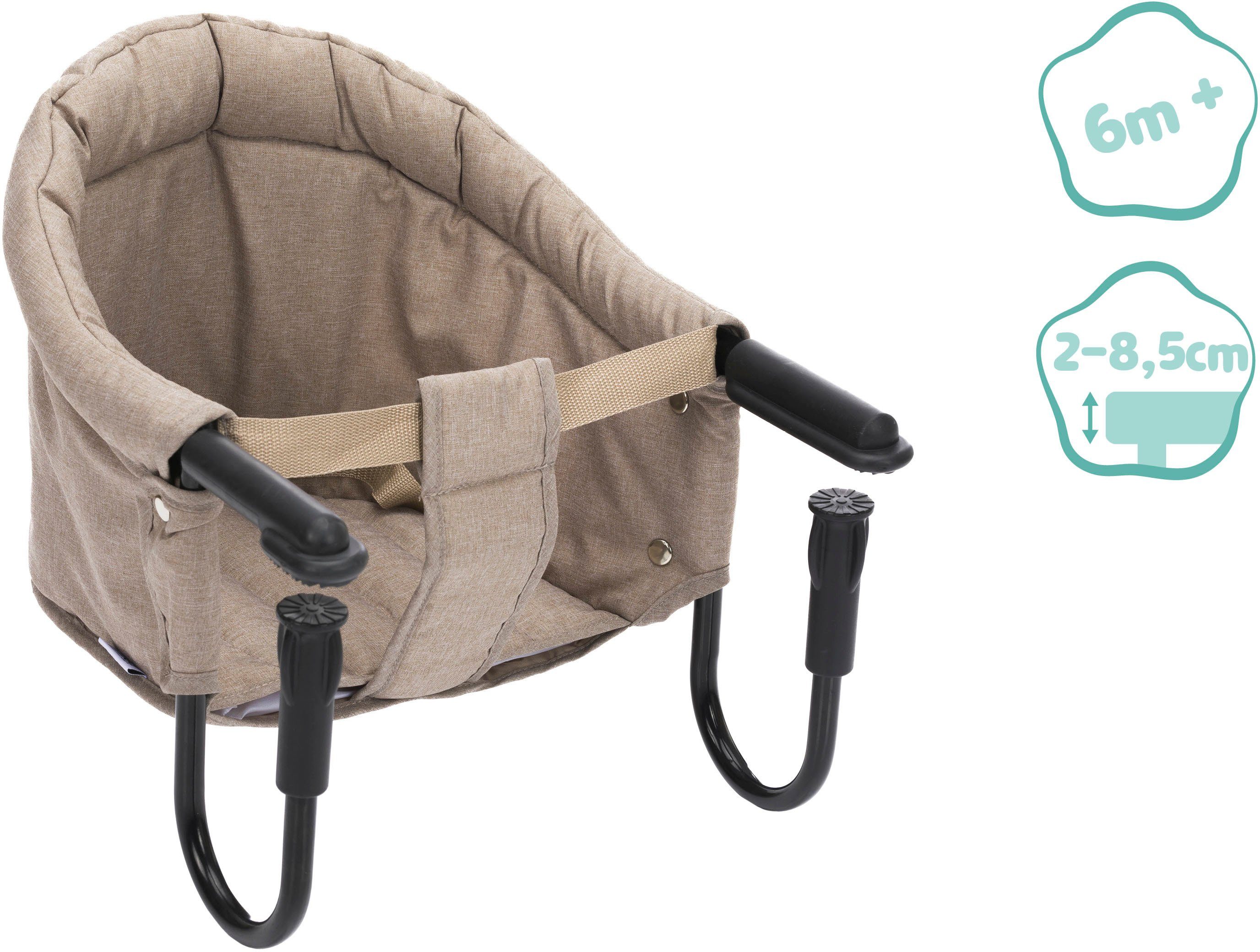 Fillikid Tischsitz Flexi, taupe melange